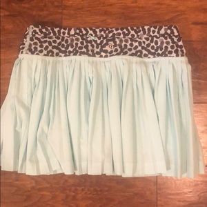 Lululemon pleated running skirt